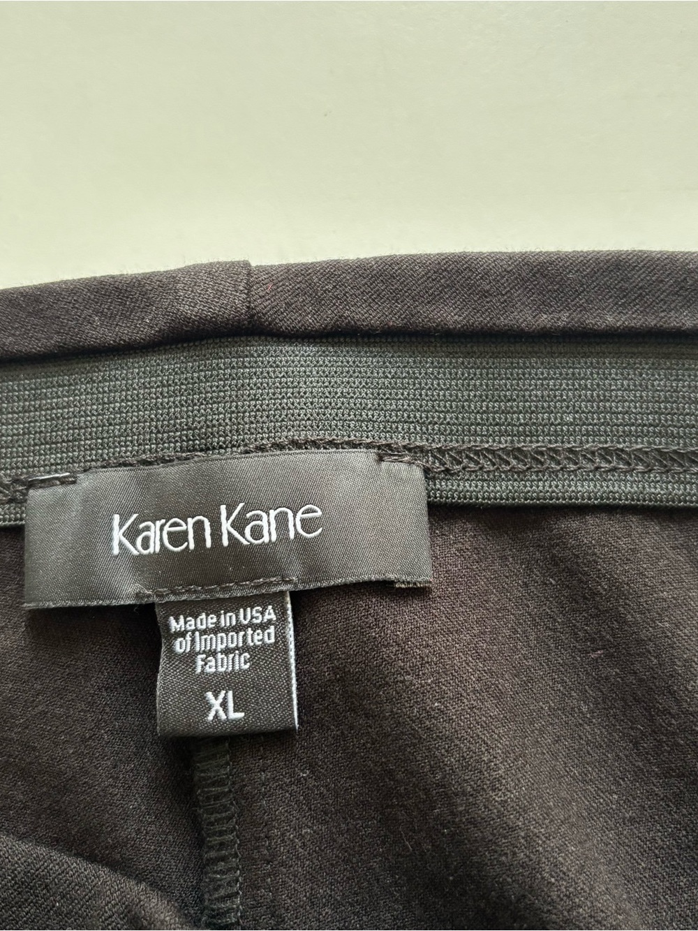 Karen Kane Brooklyn wide leg cropped pants black XL professional staple capsule - Picture 8 of 12